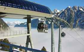 55 km Pisten warten auf 1030 - 2000 m Höhe